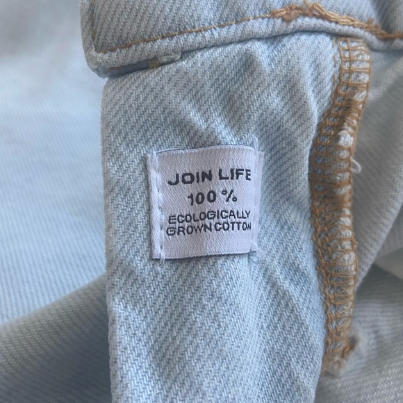 Zara High Waisted Jean Shorts - Picture 5 of 6